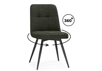 Стул Техас-4 поворотный темно-зеленый / черный 15893 - фото 75679
