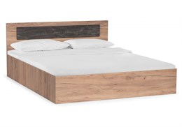Кровать двуспальная Тайка 160х200 дуб золотой / камень темный 499623